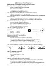 Đề cương vật lý 7 học kỳ I